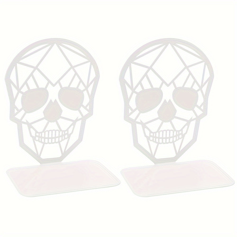 Skull Bookshelf Desktop Bookstand Light Office Desktop Book Stationery