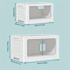 Folding Storage Box Household Transparent Finishing Box