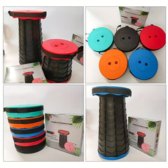 Portable Telescopic Stool for Camping Travel Fishing
