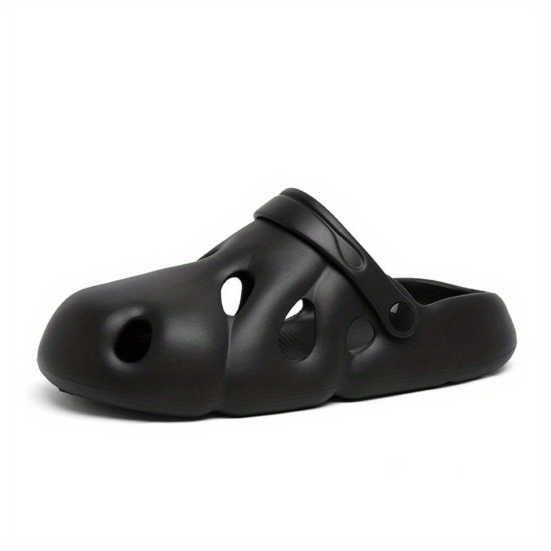 Men's Lightweight Comfy Clogs Hollow Out Non Slip Garden Shoes