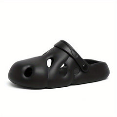 Men's Lightweight Comfy Clogs Hollow Out Non Slip Garden Shoes