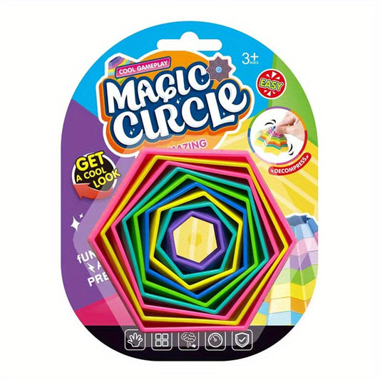 Star Circle Stacking Fidget Toy Relieve Stress & Improve Focus