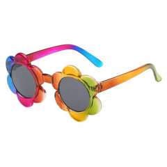 Kids Sunflower Sunglasses with Case