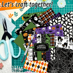 24pcs Halloween DIY Gift Wrapping Paper Strange Items for Holiday Decorations