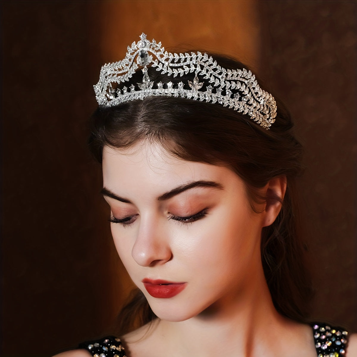 Rhinestone Crown Hairband Tiara Wedding Birthday