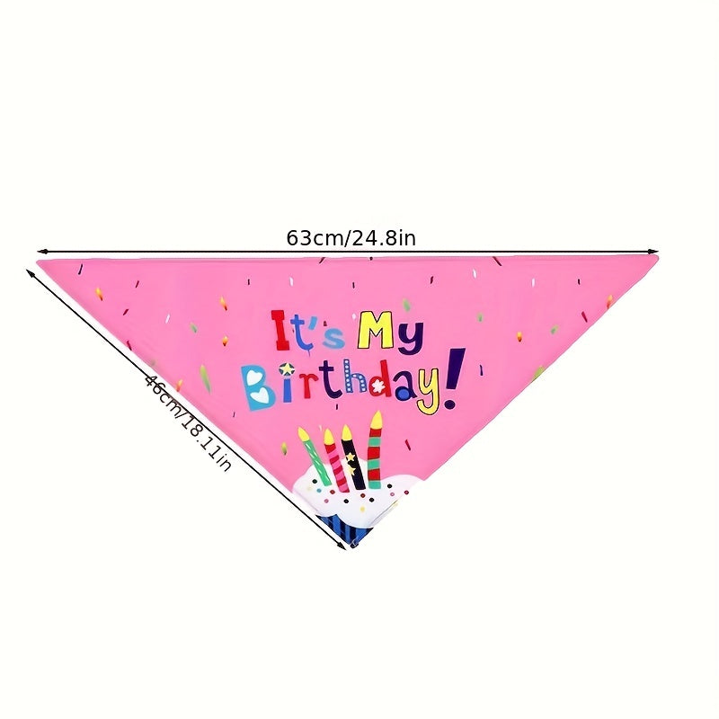 Dog Birthday Bandana & Hat Set - Pet Party Supplies