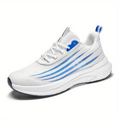 Men's Lace Up Sneakers Breathable Casual Walking Shoes