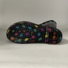 Women's Colorful Dots Pattern High Top Rain Boots