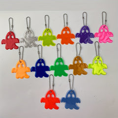 5pcs PVC Reflective Pendant Keychain - Fluorescent Key Chain Ornament