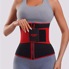 Adjustable Slimming Sweat Belt Waist Trainer Band Support Zipper Men Women