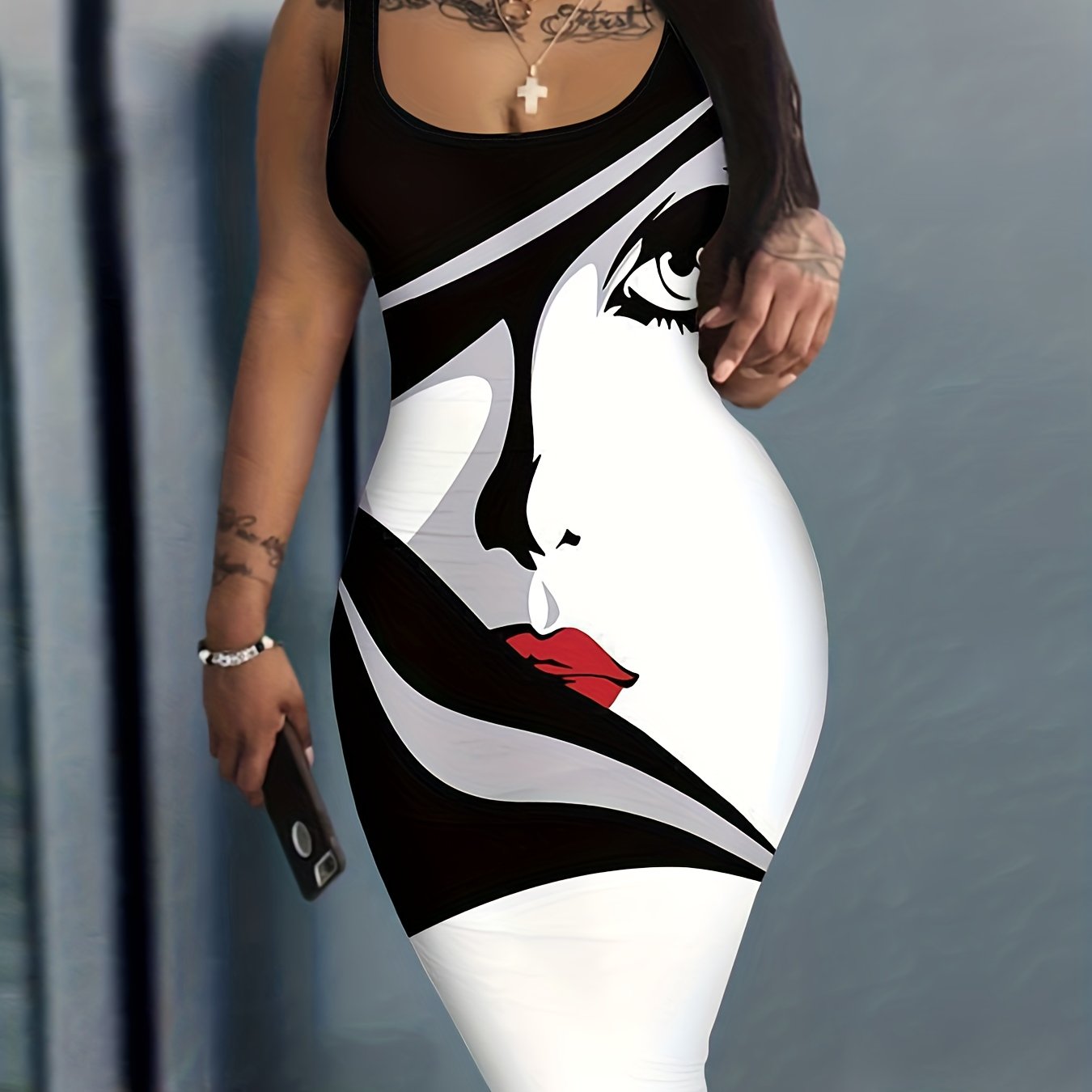 Sexy Sleeveless Bodycon Dress for Women