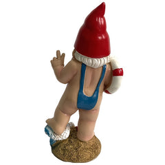 Swimming Gnome Dwarf Garden Ornament Resin Statue Decorative Swimsuit Crafts