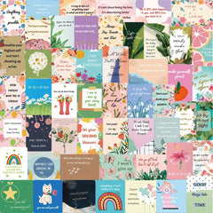 52pcs Inspirational Waterproof Vinyl Decals for Water Bottle Laptop