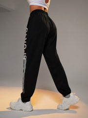 Solid Thickened Casual Pants Women's Athleisure
