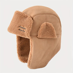 Lamb Velvet Winter Hat Windproof Warm for Cycling Skiing Climbing