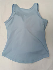 Women's Padded Sports Tank Top Workout Running Fitness Yoga Sleeveless Shirts