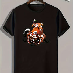 Octopus Pattern Men's Sport T-shirt - Outdoor Fitness Clothing
