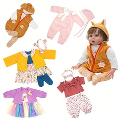 Deal Together Doll Toy Clothing Set - 5 Styles for 22 Inch Dolls Onesie