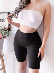 High Waist Crop Leggings for Summer