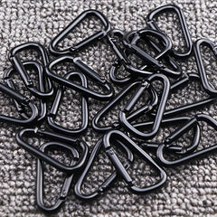 10pcs Aluminum Carabiners Bottle Keychain Hanging Buckle