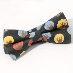 Colorful Forest Pattern Bow Tie for Boys and Children