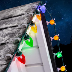Christmas Tree Decorative Light Hook Plastic Clips Hanging Ornaments Accessories