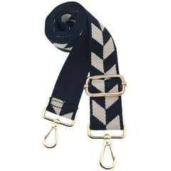 Geometric Pattern Bag Strap Wide Shoulder Replacement