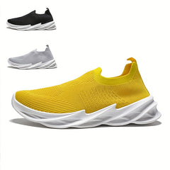 Men's Slip On Knitted Blade Sneakers In Assorted Colors