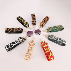 Letter Embroidery Wide Shoulder Strap for Crossbody Bag
