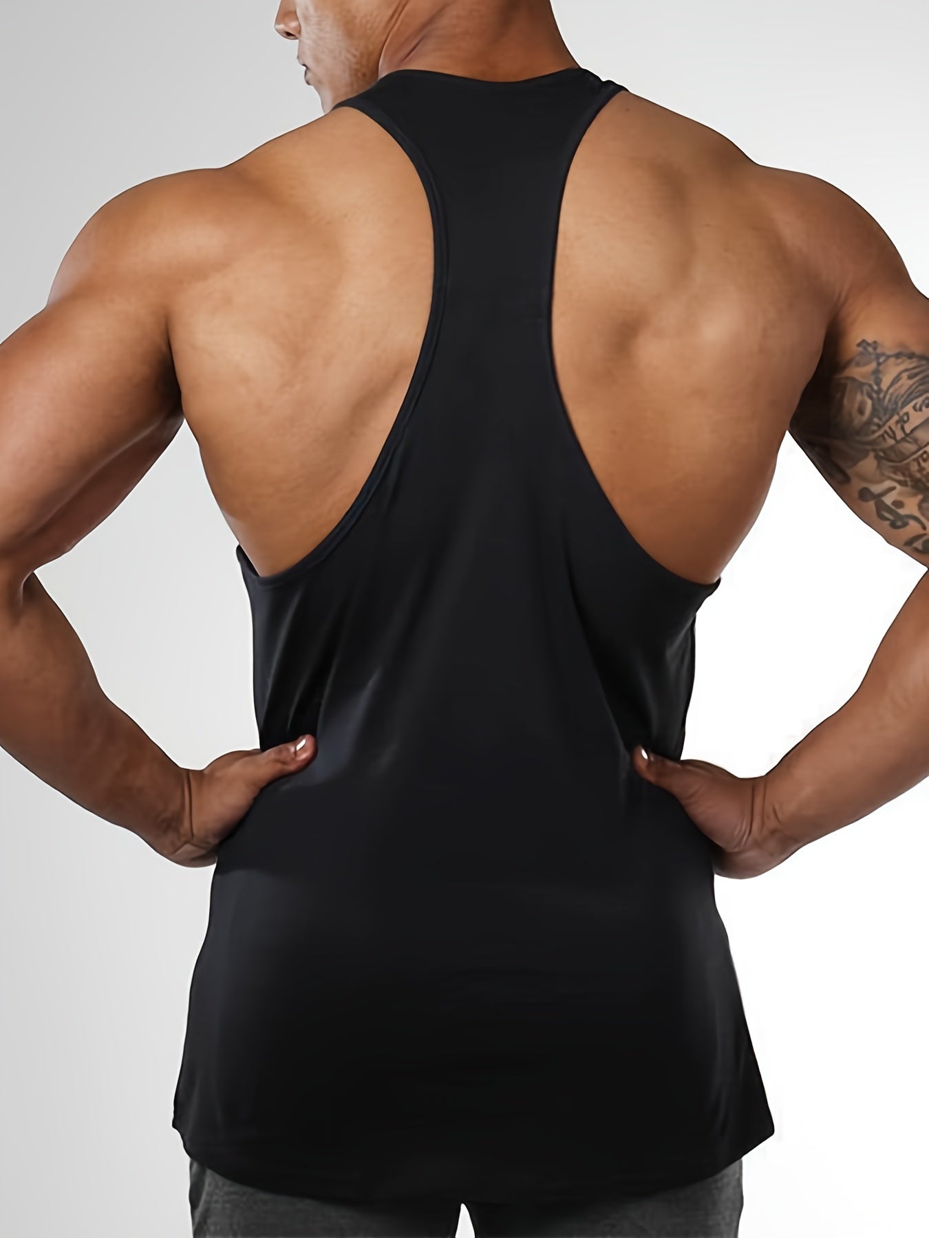 3pcs Men's Stretch Sleeveless Tank Top for Summer Gym Workout