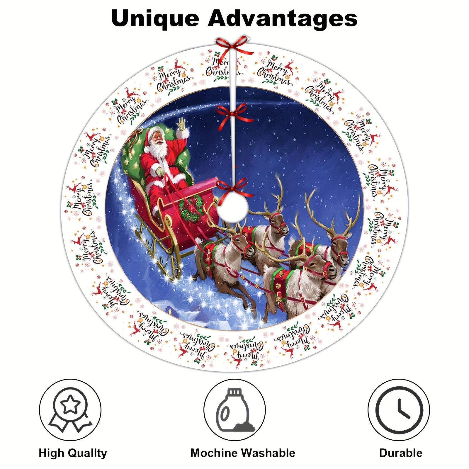 1pc Christmas Tree Skirts 121 92 Cm Christmas Tree Skirt Christmas Decorations