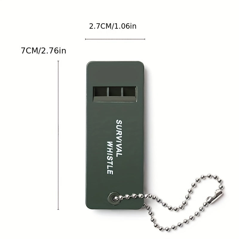 3 Frequency Outdoor Survival Whistle Lifesaving First Aid Treble High