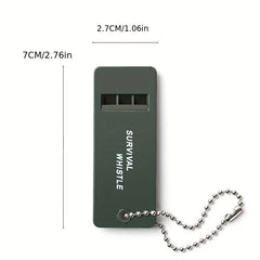 3 Frequency Outdoor Survival Whistle Lifesaving First Aid Treble High