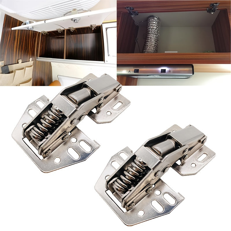 2pcs Swing Up Locker Cupboard Door Hinges Caravan Motorhome