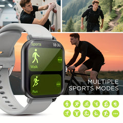 1.83 Inch Touchscreen Smartwatch with Wireless Calling, Multiple Sports Modes