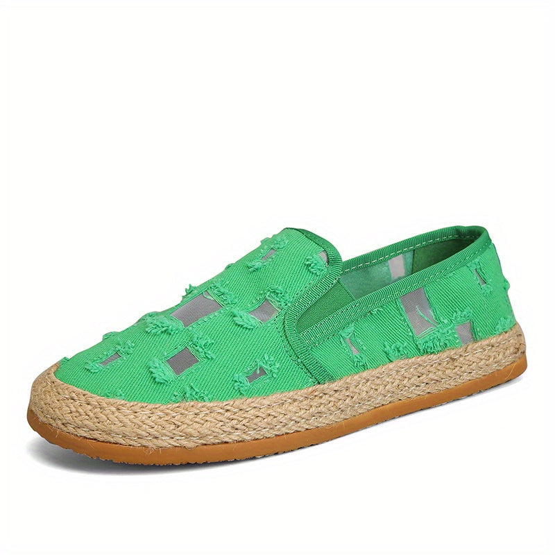 Men's Lightweight Slip On Canvas Shoes For Traveling Jogging