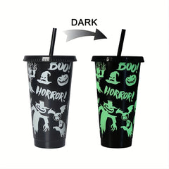 Glow in the Dark Halloween Cups Set
