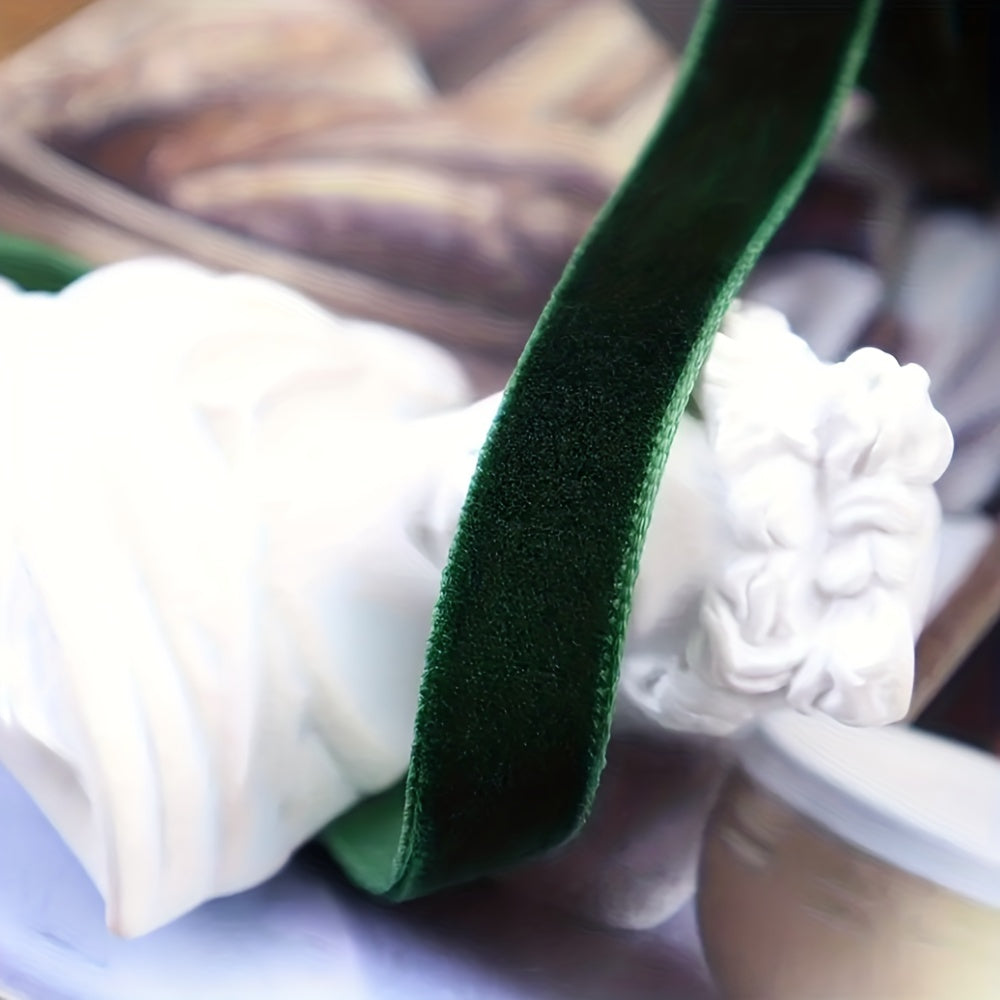 5 Yards Velvet Ribbon Lace Craft Ribbon For Christmas Decoration