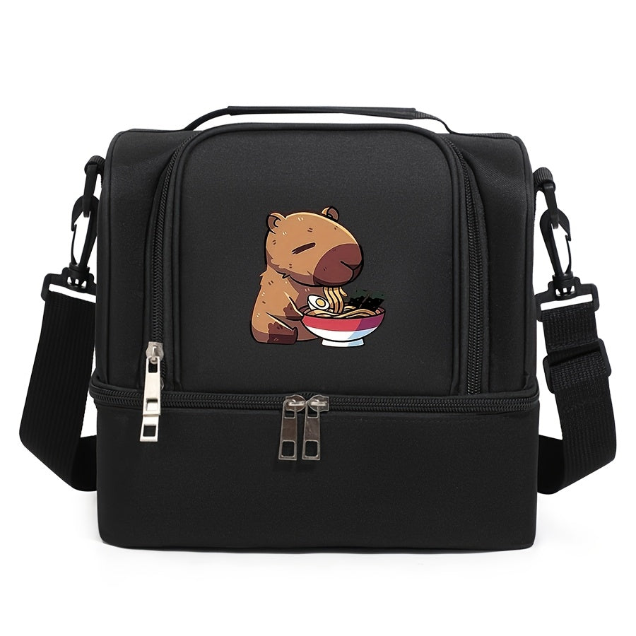 Capybara Noodle Lover Insulated Bento Bag