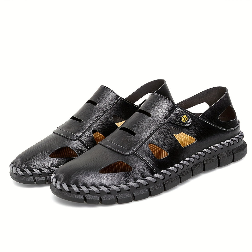 Men's Stitched Sandals - Assorted Colors Walking Shoes