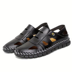 Men's Stitched Sandals - Assorted Colors Walking Shoes