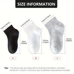 Boy's Mid Crew Sport Socks Sweat Absorbing Breathable Socks