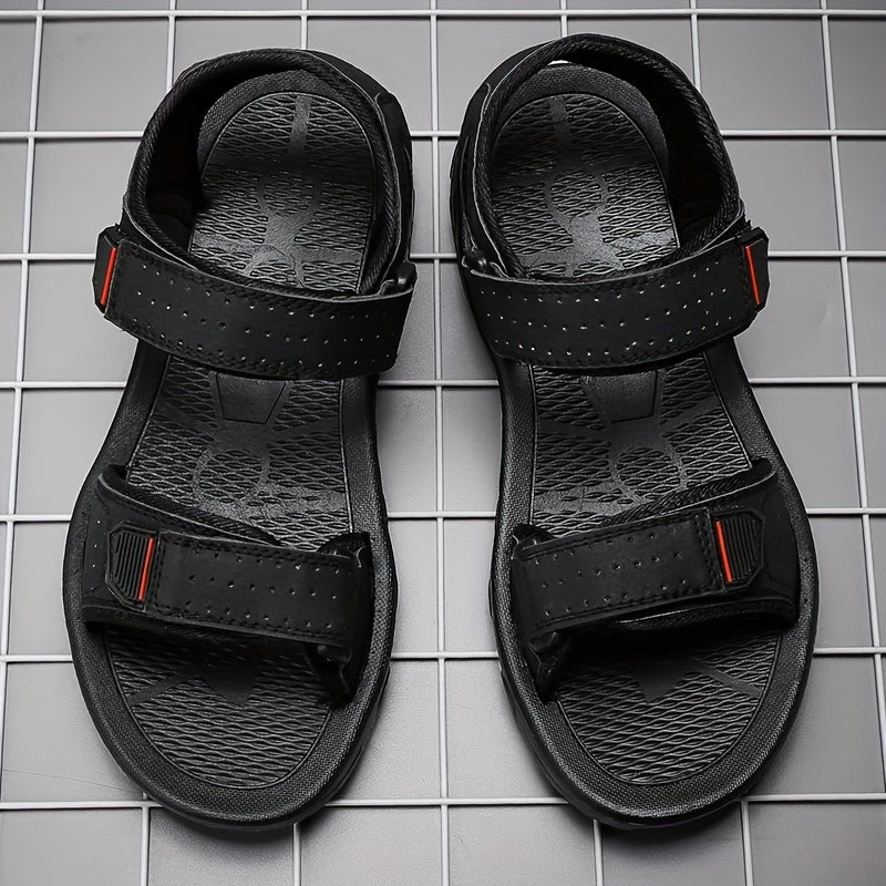 Men's Comfortable Beach Sandals Non Slip Hook And Loop Summer Shoes