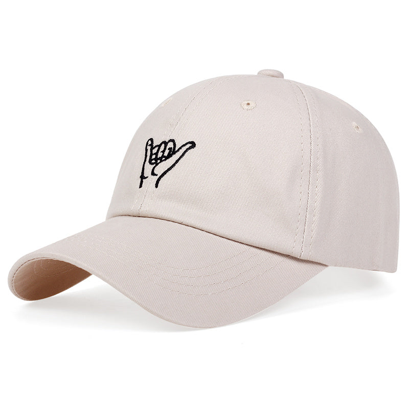Men's Finger Embroidered Baseball Cap
