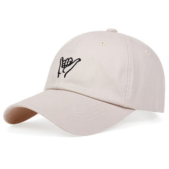 Men's Finger Embroidered Baseball Cap