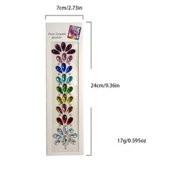 1 Pc Halloween Rhinestone Face Patch Hair Drill Chest Drill Eco Friendly