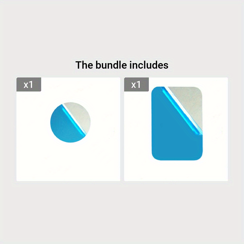 2pcs Magnetic Sheet Metal Plate Car Mobile Phone Holder