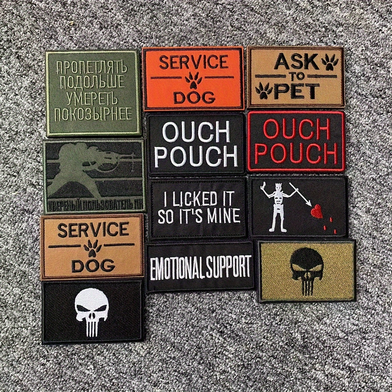 Funny Tactical Patch Hook Morale Patches for Vest Hat