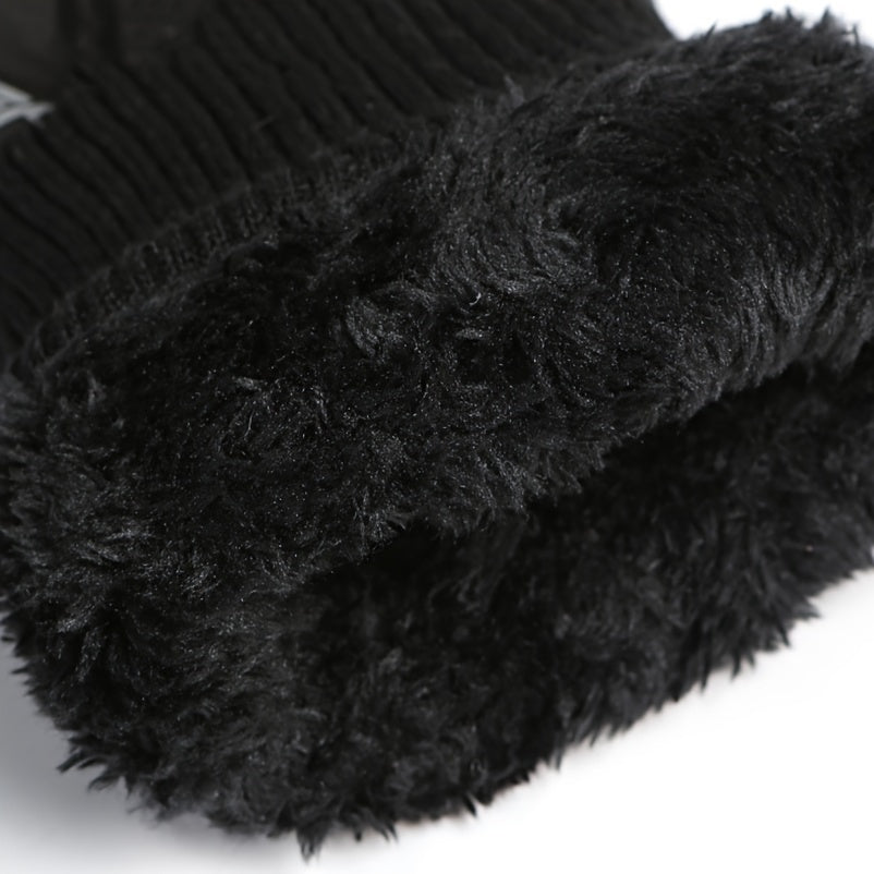 Men's Winter Ski Gloves - Warm, Waterproof, Windproof