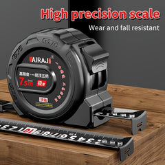 5m Steel Tape Measure Hardened Wear-resistant Anti-drop Self-locking 3ft 10m